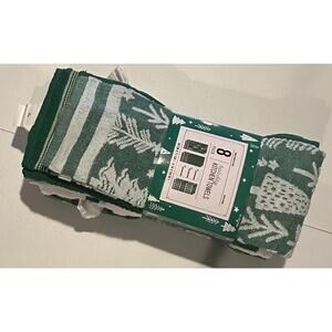 Set of 8 Holiday Kitchen Towels